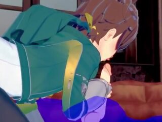 Konosuba yaoi - kazuma menghisap zakar dengan air mani dalam beliau mulut - warga jepun warga asia manga anime permainan dewasa filem gay
