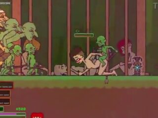 Captivity &vert; fase 3 &vert; nudo femmina survivor scontri suo modo attraverso lascivo goblins ma fails e prende scopata difficile deglutizione liters di sborra &vert; hentai gioco gameplay p3